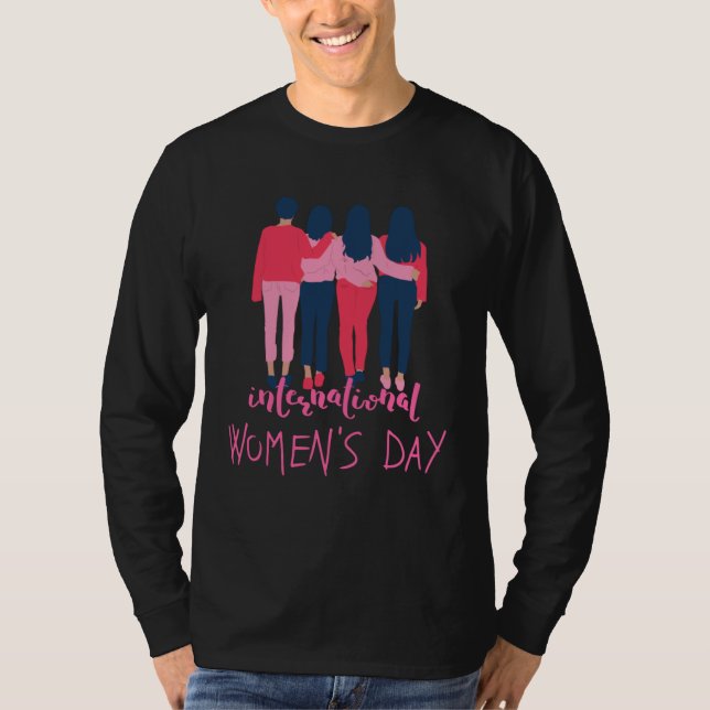 T-shirt International Womens Day 2023 Embrace Equity 8 Mar (Devant)