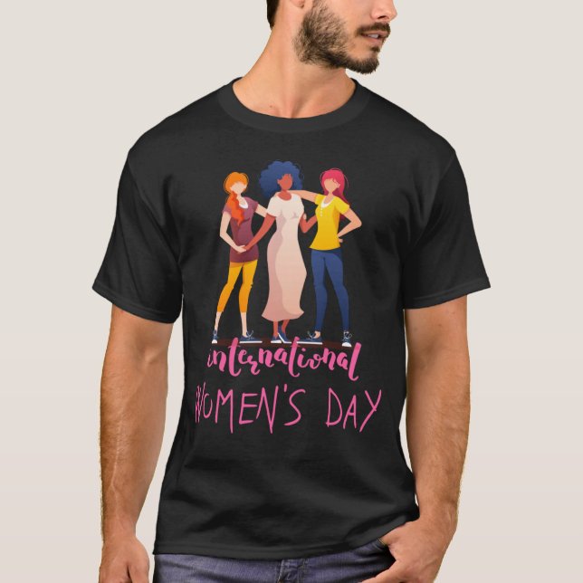 T-shirt International Womens Day 2023 Embrace Equity 8 Mar (Devant)