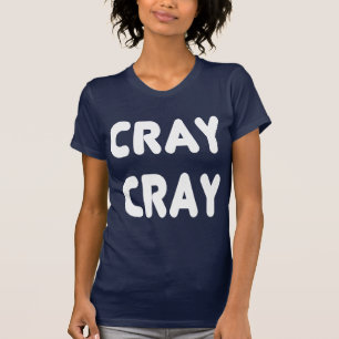 T-shirt Internet blanc Memes de Cray Cray