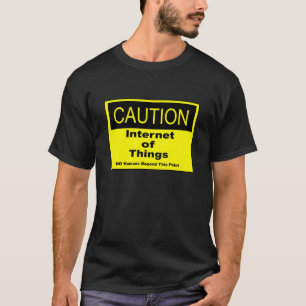 T-shirt Internet des objets IoT Avertissement Signal d'ave