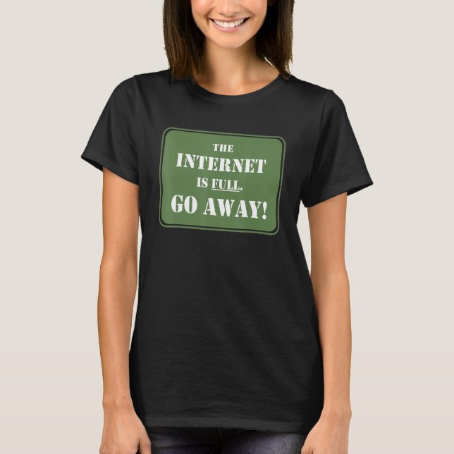 T-shirt Internet Est Plein Dépassement 1 (Devant)