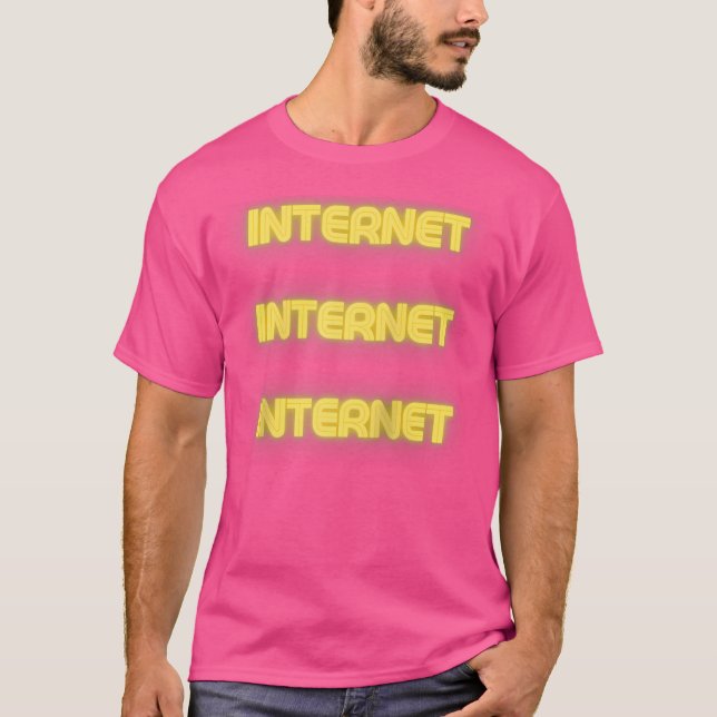 T-shirt Internet Internet Internet 	 Baseball (Devant)
