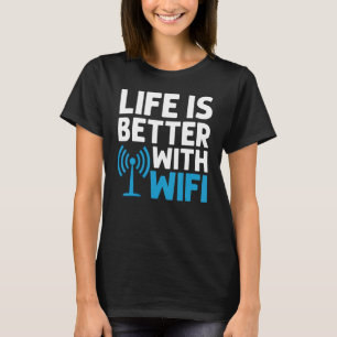 T-shirt Internet Routeur Wifi Mot De Passe Citations Ordin