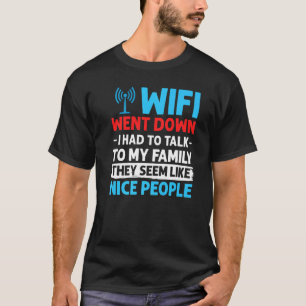 T-shirt Internet Routeur Wifi Mot De Passe Citations Ordin