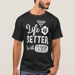 T-shirt Internet Routeur Wifi Mot De Passe Citations Ordin