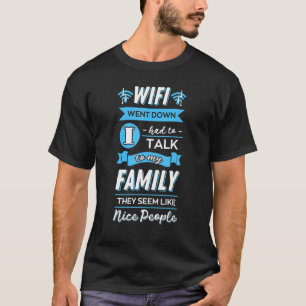 T-shirt Internet Routeur Wifi Mot De Passe Citations Ordin