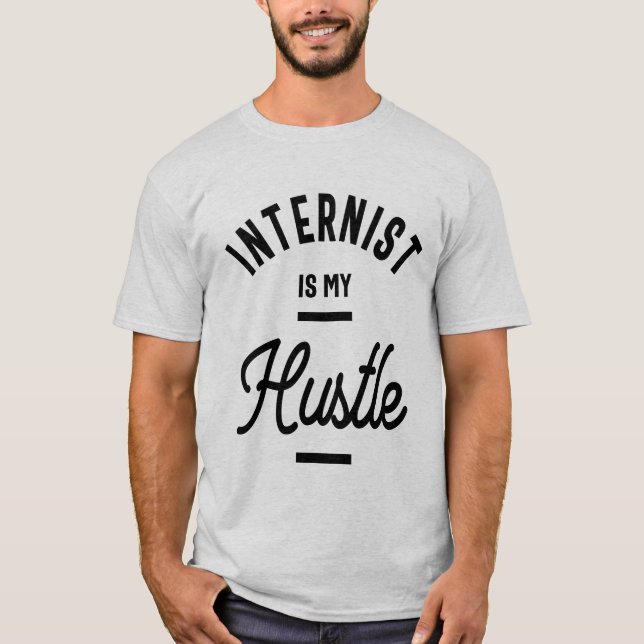 T-shirt Internist est mon travail de profession acharné (Devant)