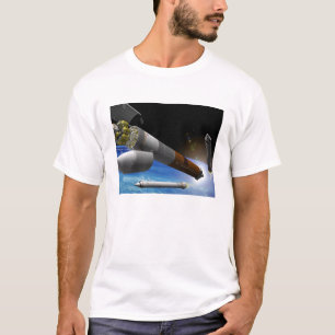T-shirt Interprétation d'artiste d'une fusée grosse