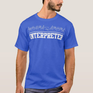 T-shirt Interprète de la Fierté Sourde Langue des Signes A