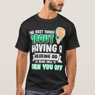 T-shirt Interprète de langue des signes Aide auditive Désa