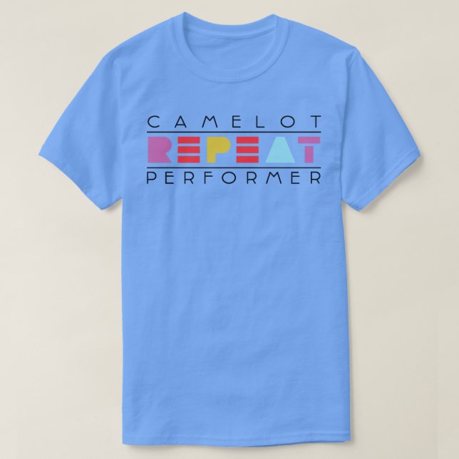 T-shirt Interprète de répétition de musique Camelot (Design devant)