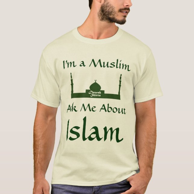 T-shirt Interrogez-moi au sujet de l'Islam 2,0 (Devant)