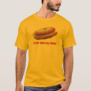T-shirt interrogez-moi au sujet de ma saucisse