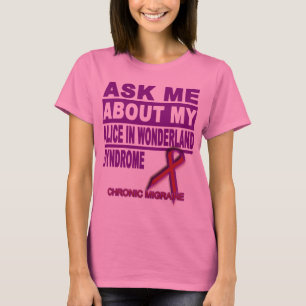 T-shirt Interrogez-moi au sujet de mon Alice dans le