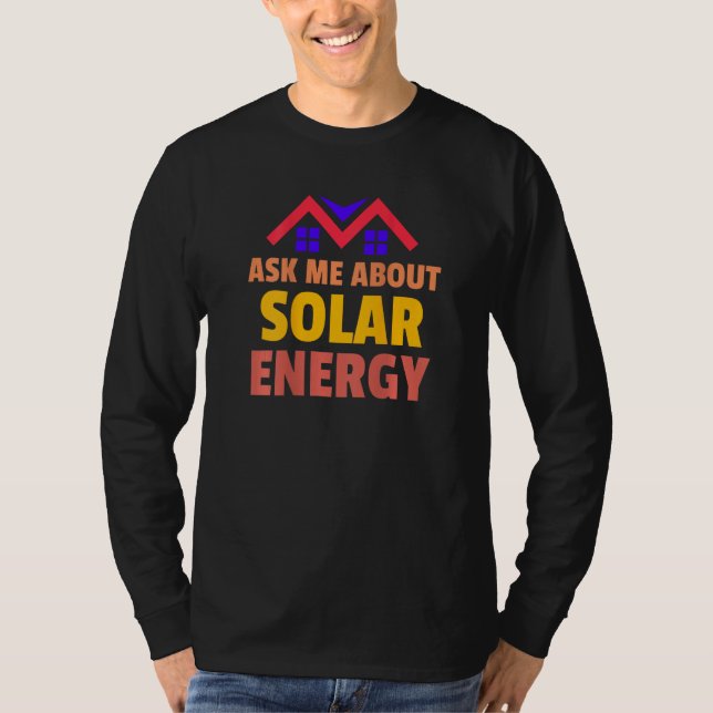 T-shirt Interrogez-moi sur les installateurs d'installatio (Devant)
