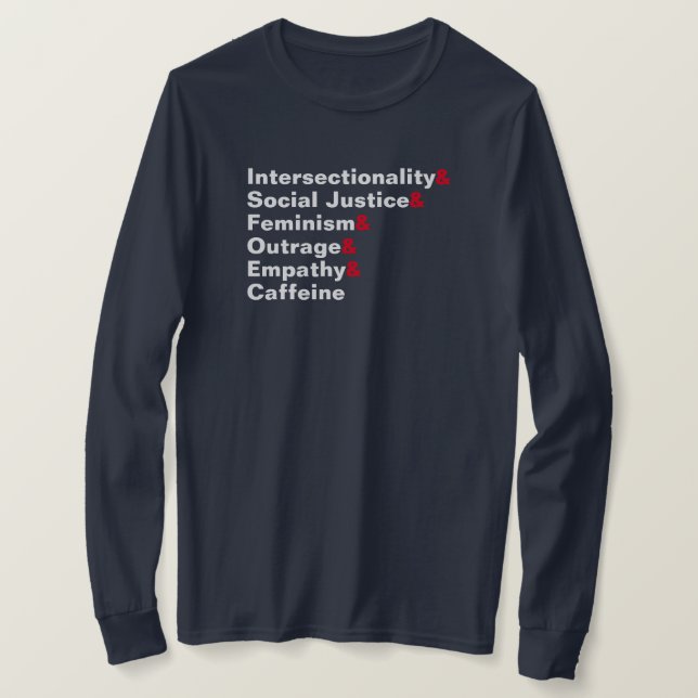 T-shirt Intersectionnalité et (Design devant)