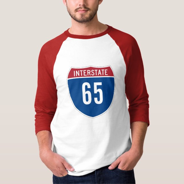 T-shirt Interstate 65 (Devant)