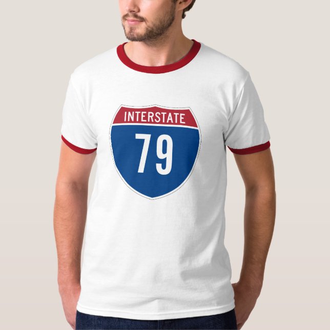 T-shirt Interstate 79 (Devant)