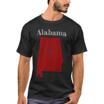 Interstate en Alabama [Berry Red Design]