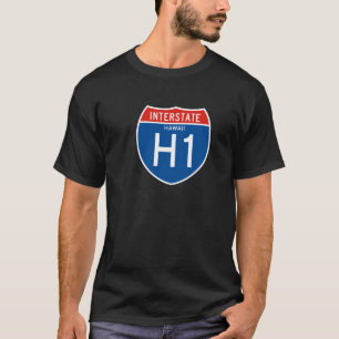 T-shirt Interstate Sign H1 - Hawaii