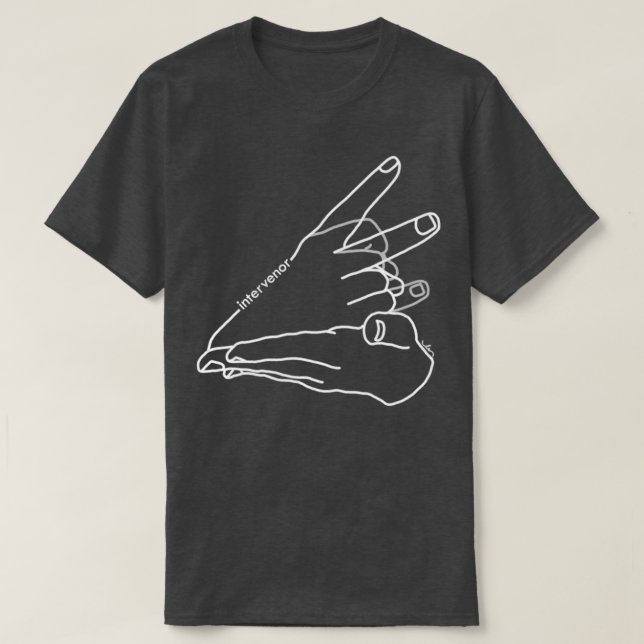 T-shirt Intervenor white lines (Design devant)