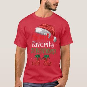 T-shirt Interventionniste Père Noël Favori Claus Noël fun