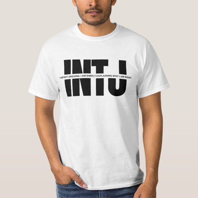 T-shirt INTJ mind MBTI humour Funny INTJ citation (Devant)