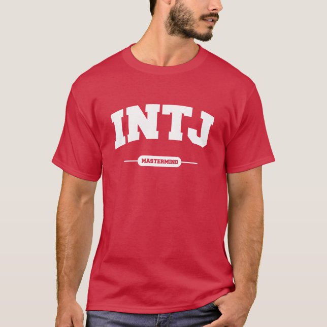 T-shirt INTJ - Style universitaire (Devant)