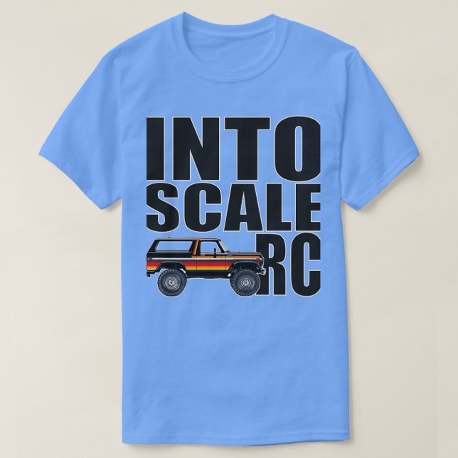 T-shirt Into scale rc an offroad rock crawler crawling Cla (Design devant)