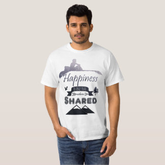 T-shirt INTO THE WILD - Happiness IS only réel when shared
