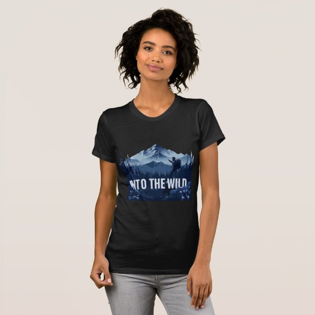 T-shirt Into the Wild – Minimalist Night Hiking (Devant entier)