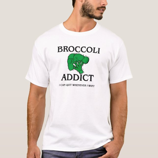 T-shirt Intoxiqué de brocoli (Devant)