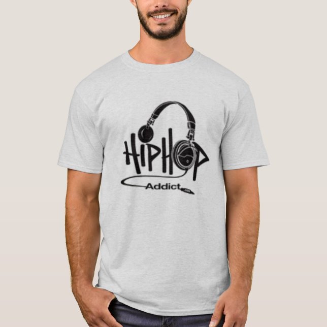 T-shirt intoxiqué de hip hop (Devant)