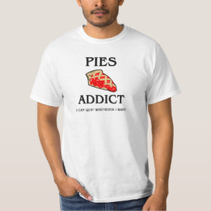 T-shirt Intoxiqué de tartes