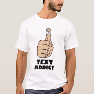 T-shirt intoxiqué des textes