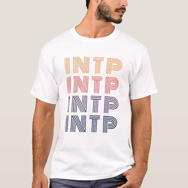 T-shirt INTP MBTI - Personnalité du Logicien - MyersBriggs (Devant)