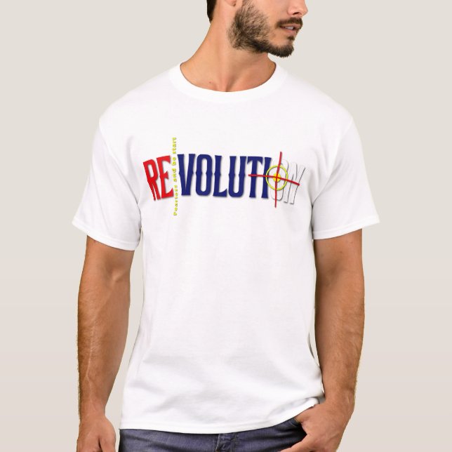 T-shirt "Intrépide & Commence une révolution" Titre Gras (Devant)