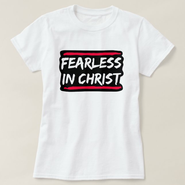 T-shirt Intrépide en Christ (Design devant)