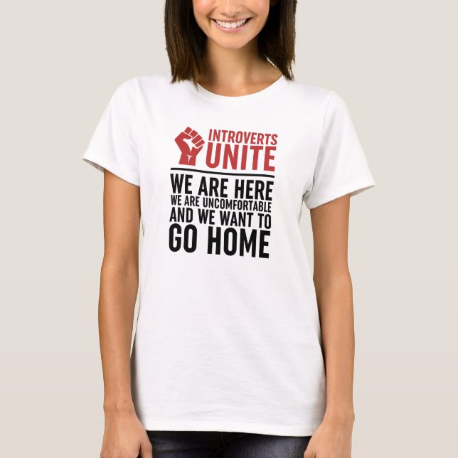 T-shirt Introduction Unite Nous sommes ici Nous ne sommes  (Devant)
