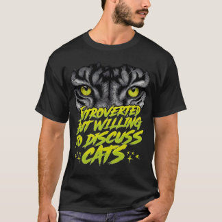 T-shirt Introduire avec Priorités de chat - Citation de ch