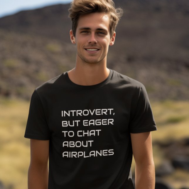 T-shirt Introduire mais impatient de Conversation à propos (Créateur téléchargé)