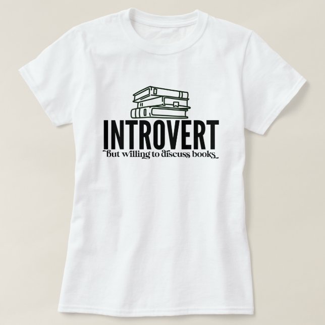 T-shirt Introduire un auteur de livres (Design devant)