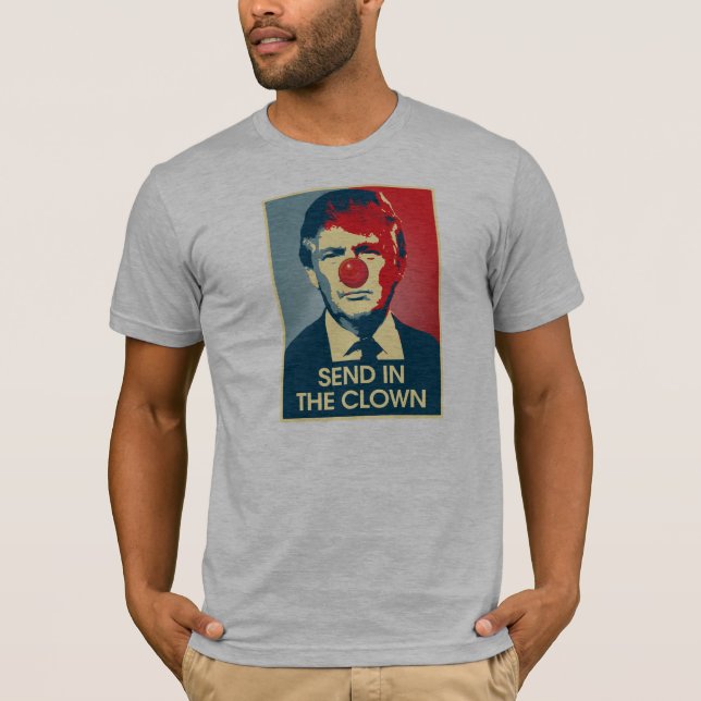 T-shirt Introduisez le clown - signe de propagande (Devant)