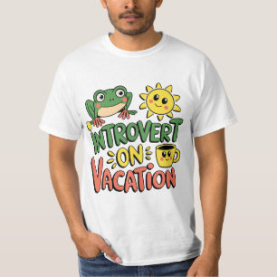 T-shirt Introvert Sunshine Break Hommes