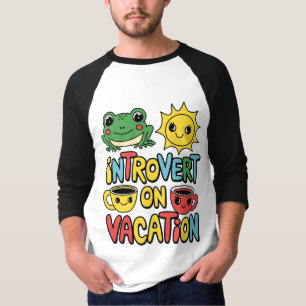T-shirt Introvert Vacation Mode homme à manches courtes