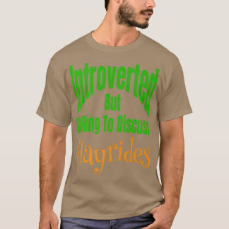 T-shirt Introverted But Willing To Discuss Hayrides Fall A