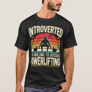 T-shirt Introverted, mais prêt à discuter de l'aérotranspo