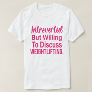T-shirt Introverted, Mais Prêt À Discuter De L'Habillement
