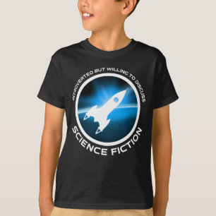 T-shirt Introverted Mais Prêt À Discuter De Science-Fictio