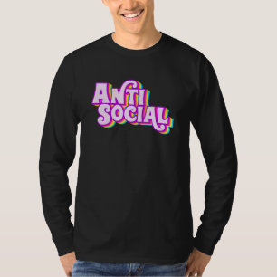 T-shirt Introverti Arc-en-ciel antisocial Introvertir